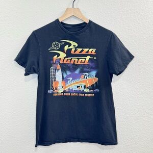 3/$20 Toy Story Pixar Pizza Planet Black T-shirt Size M